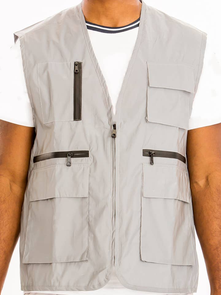 Tactical Strap Utility Vest with Pocket for wholesale by WEIV