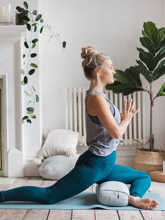 Yogamatters - Vendita all'ingrosso Blocchi e supporti per yoga - Cuscino yoga rettangolare piccolo in cotone biologico e pula di grano saraceno13