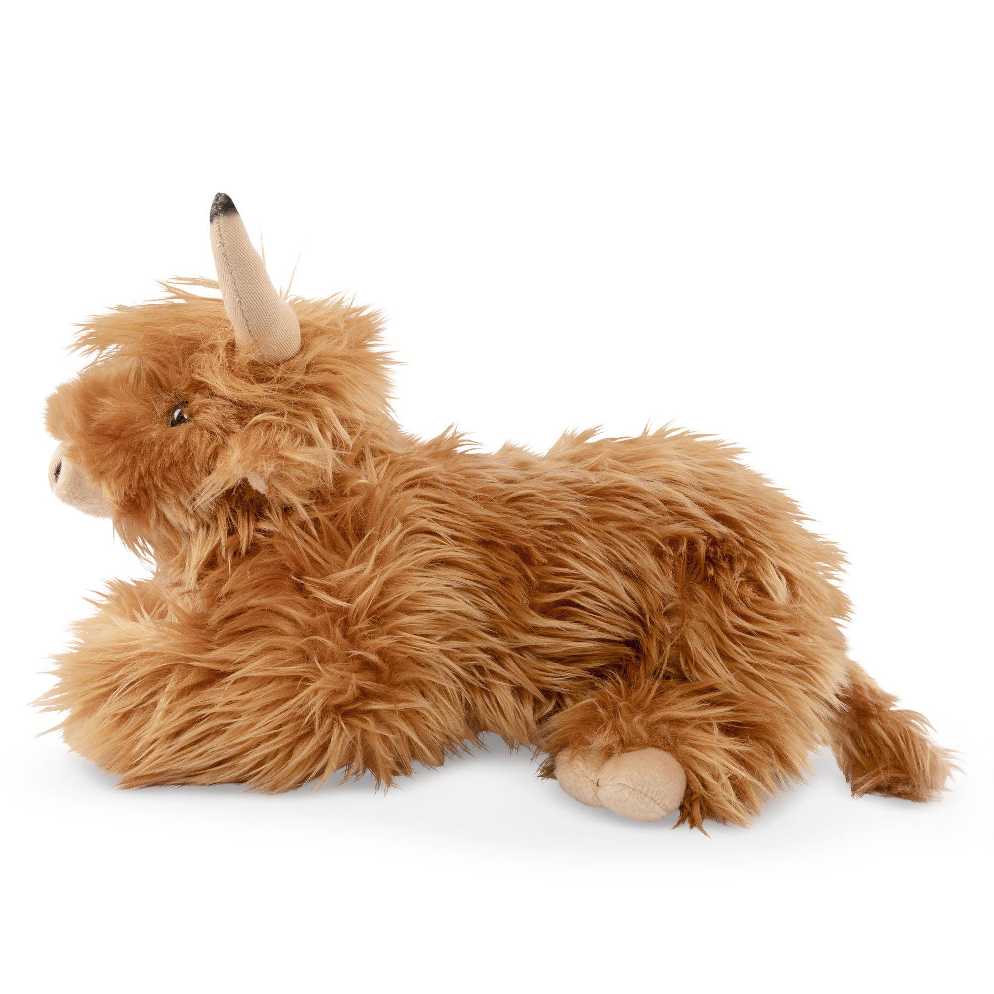 Keycraft - Vente Peluche – enfant et bébé - Jouet en peluche Vache Highland Couchée Living Nature2