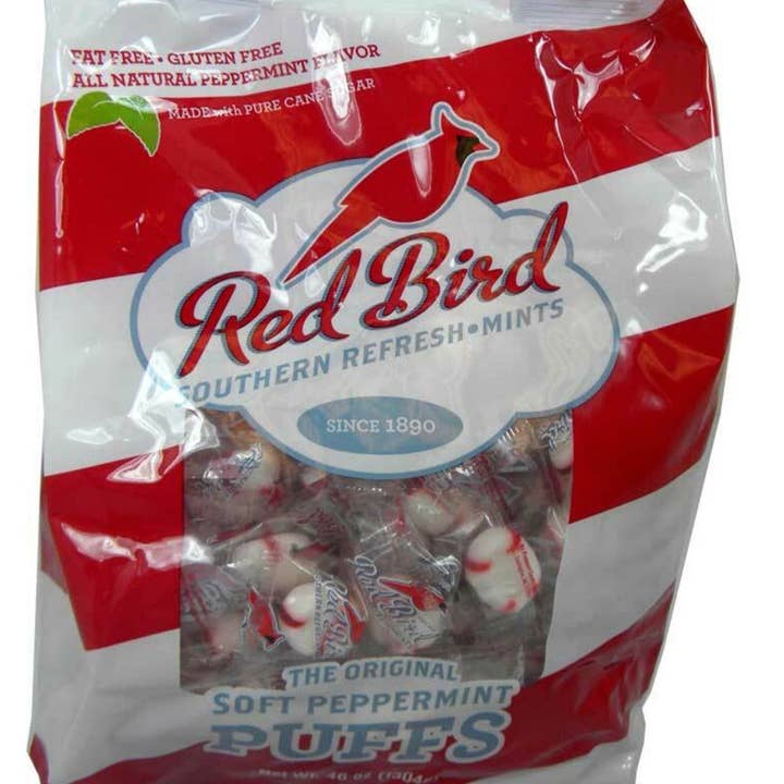 I Got Your Candy – Großhandel Minzbonbons – Red Bird Weicher Pfefferminzbeutel, verpackt, 46 Unzen — 240 ct
