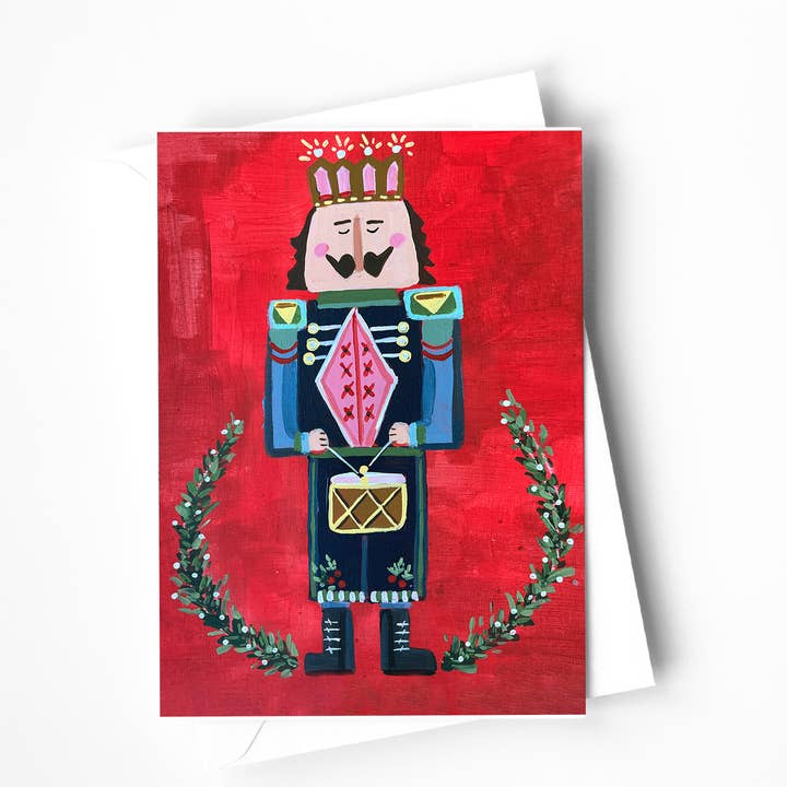 Carte Casse-noisette et houx pour la vente par Kaley Alie Art