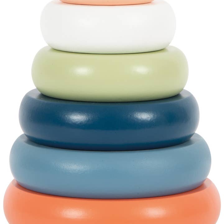 small foot - Wholesale Stacking Rings Game - Baby - “Arctic” stacking tower | stacking toys | wood3