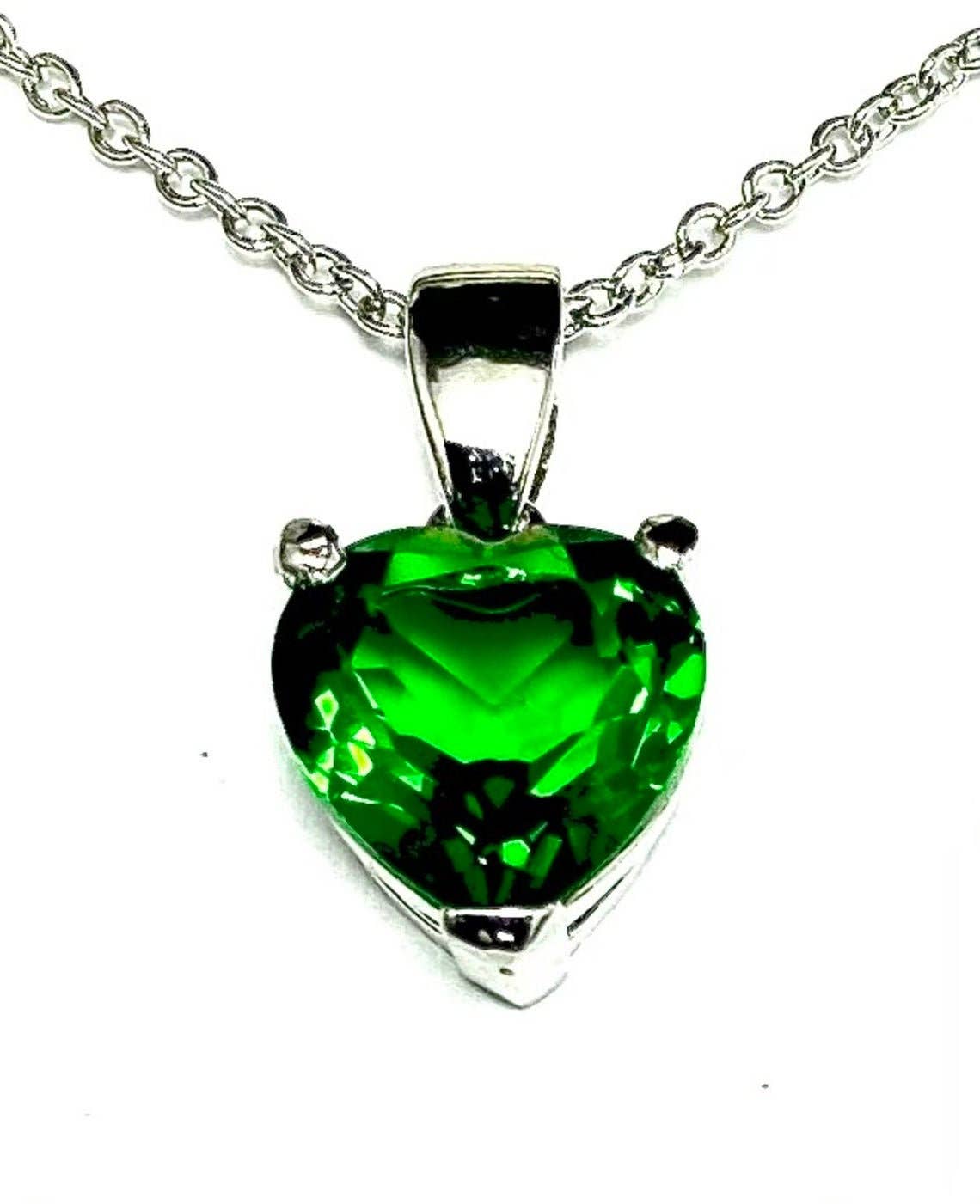 Twan Kee Jewelry - Wholesale Jewelry Set - E30808L & P31010 Mt St Helens Helenite Earrings & Pendant2