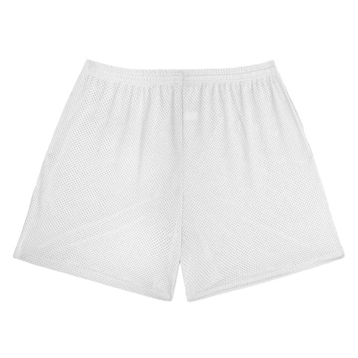University of Rwanda Mesh White Ghym Shorts for wholesale on Faire1