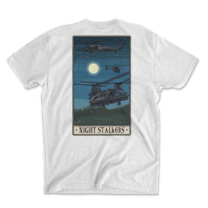 Nacht Stalkers T-shirt voor wholesale door Platoon Daddy LLC