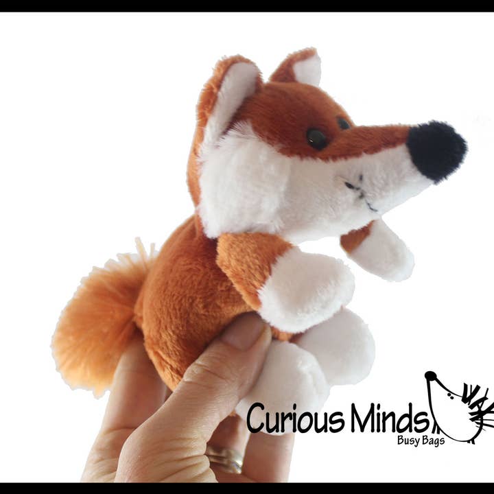 Curious Minds Toys - Wholesale Stuffed/Plush Toy - Kids & Baby - 1 Cute Small Fox Plush Stuffed Animals- Adorable Mini Plushi2
