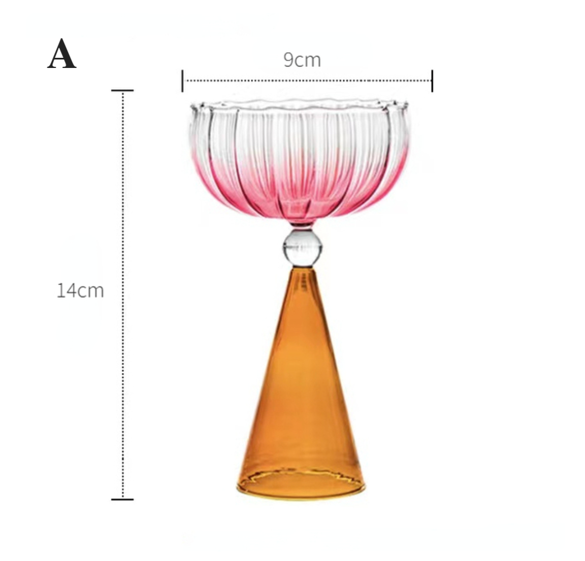 IVORE.GROUP (We cover All Import duty) – wholesale Cocktail-/likörglas – Champagnecocktailglas med kupa0