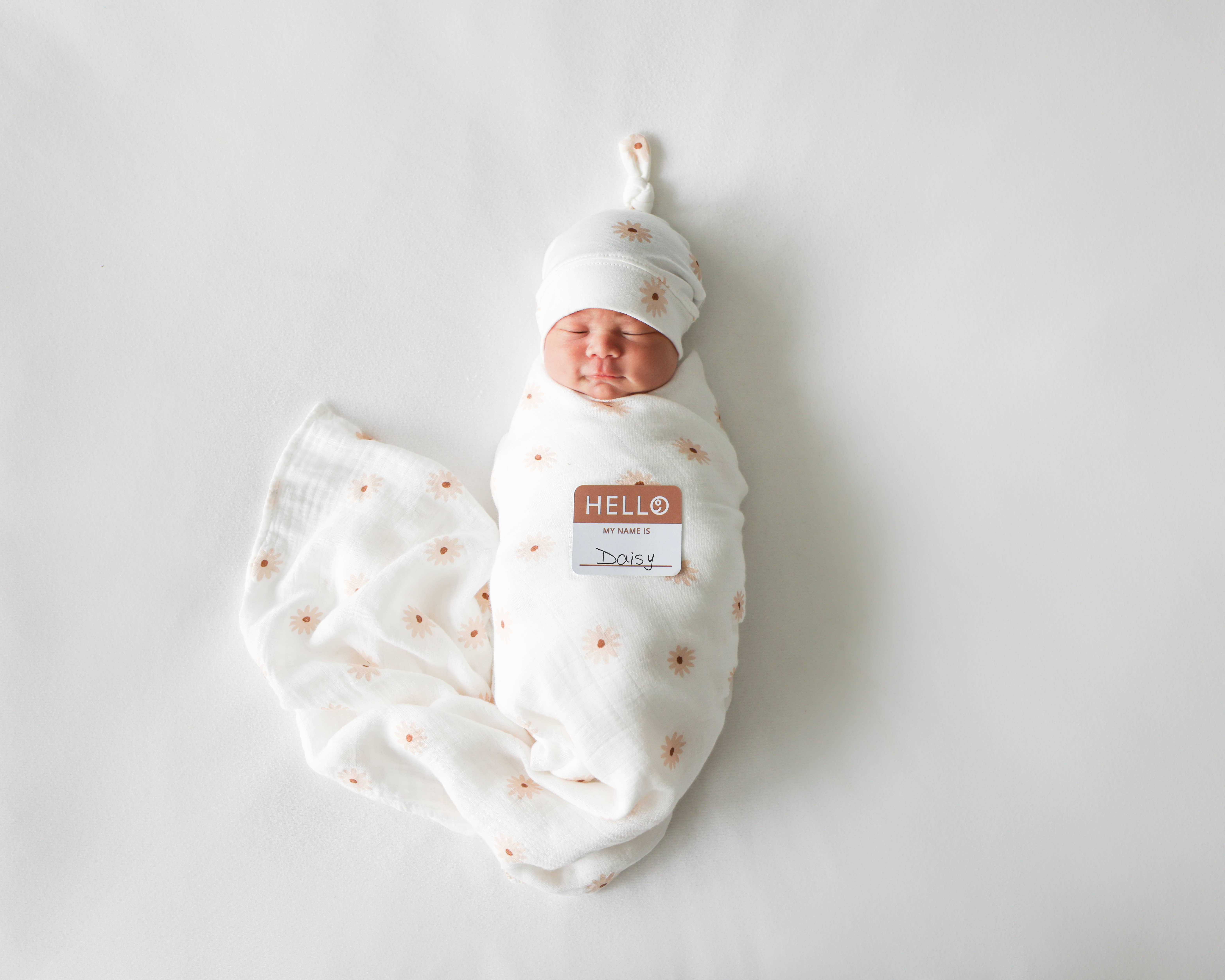 Lulujo Baby - Wholesale Swaddle Set - Baby - Hello World Newborn Set – Daisies4
