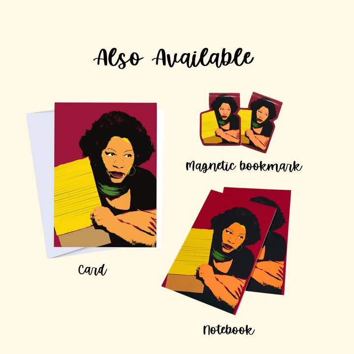 CheerNotes Greeting Cards & Stationery - Wholesale Sticker - Toni Morrison Stickers | Black Literary Icon, Book Lover5