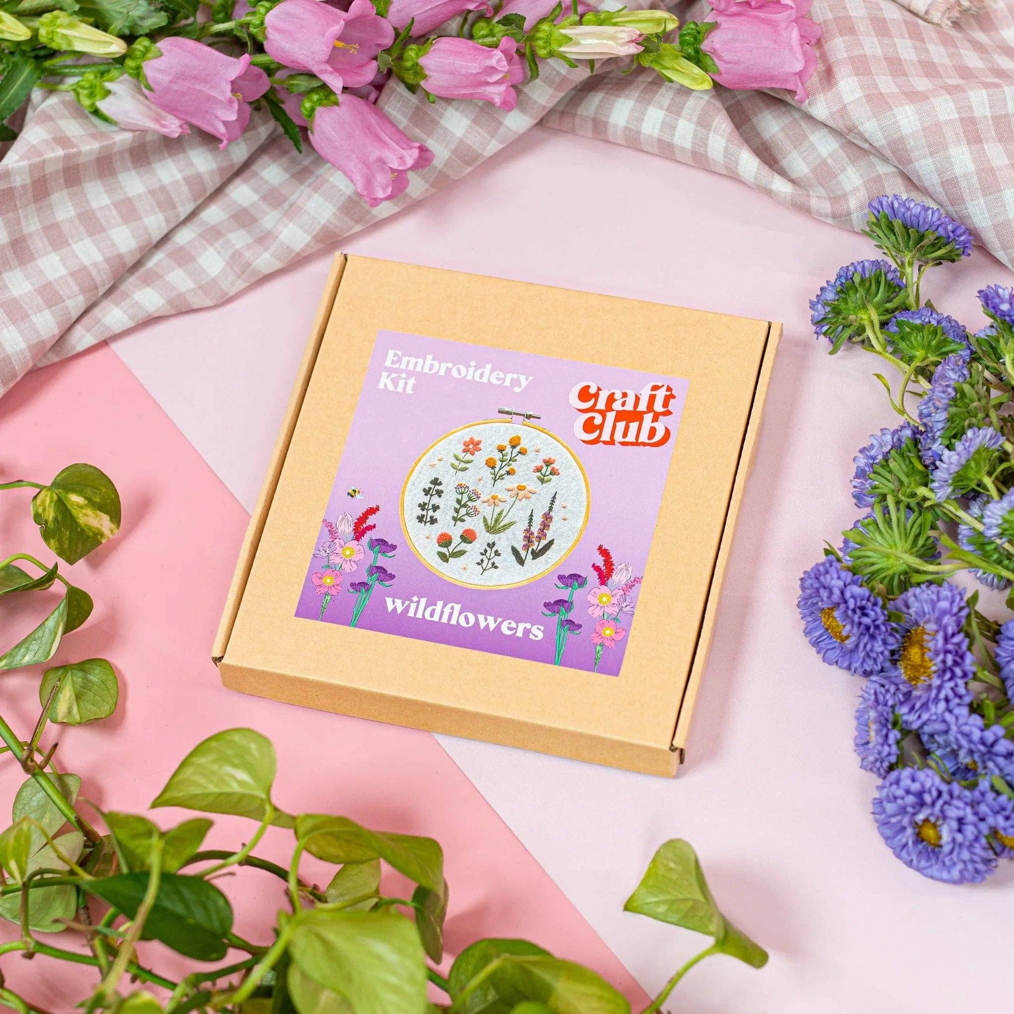 Craft Club - Wholesale Embroidery/cross-stitch supplies - WILDFLOWER - Embroidery Kit4