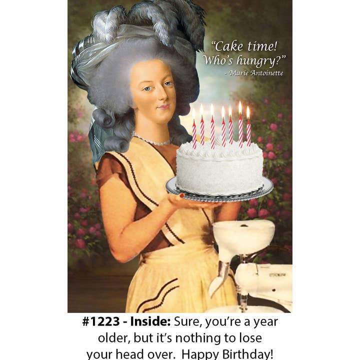 "Nothing To Lose Your Head Over" - Birthday Card for wholesale by Magik Missile