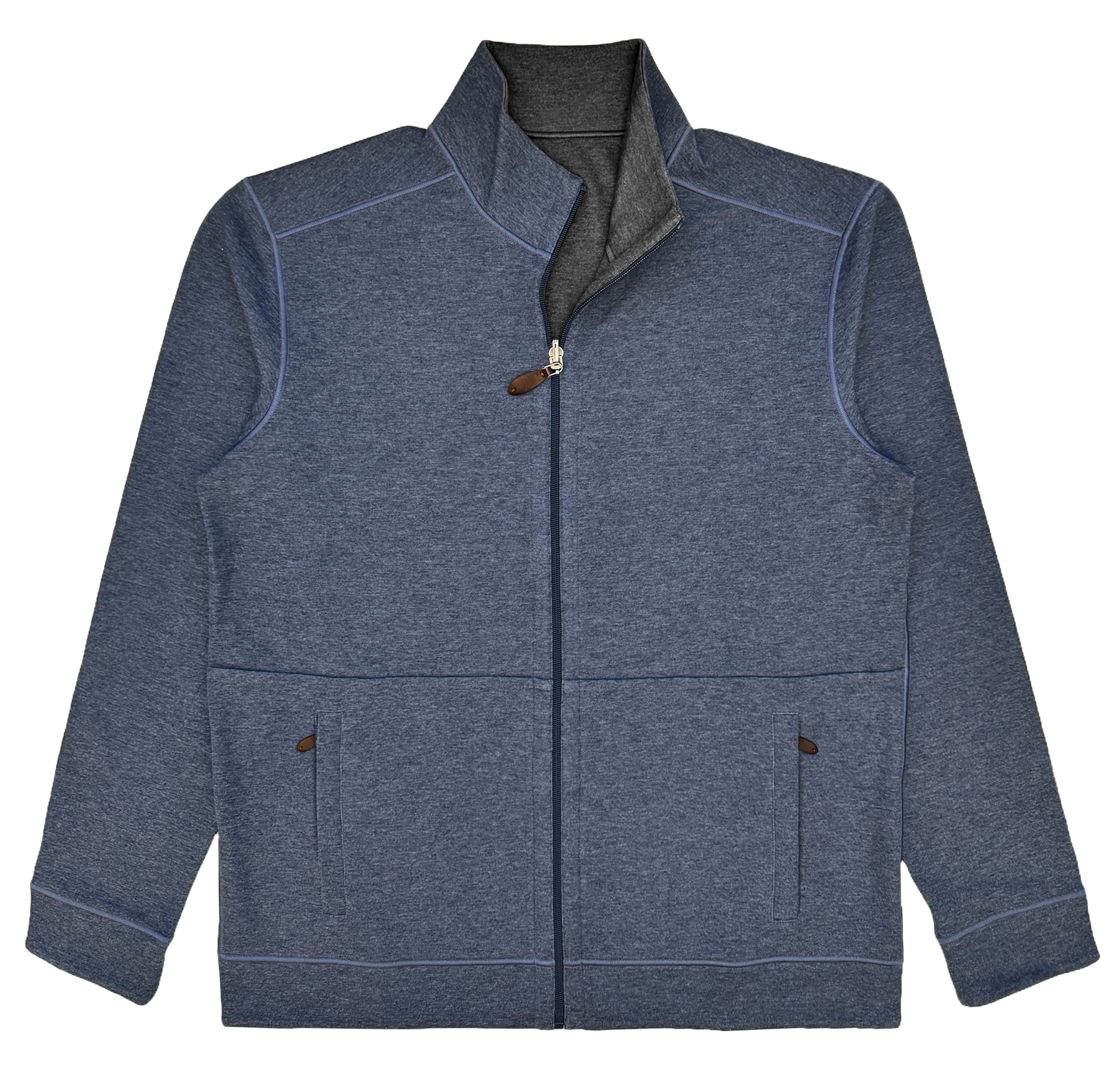 Batton - Wholesale Jacket - Men's - Navier Reversible Full Zip Jacket with 4-Pockets0