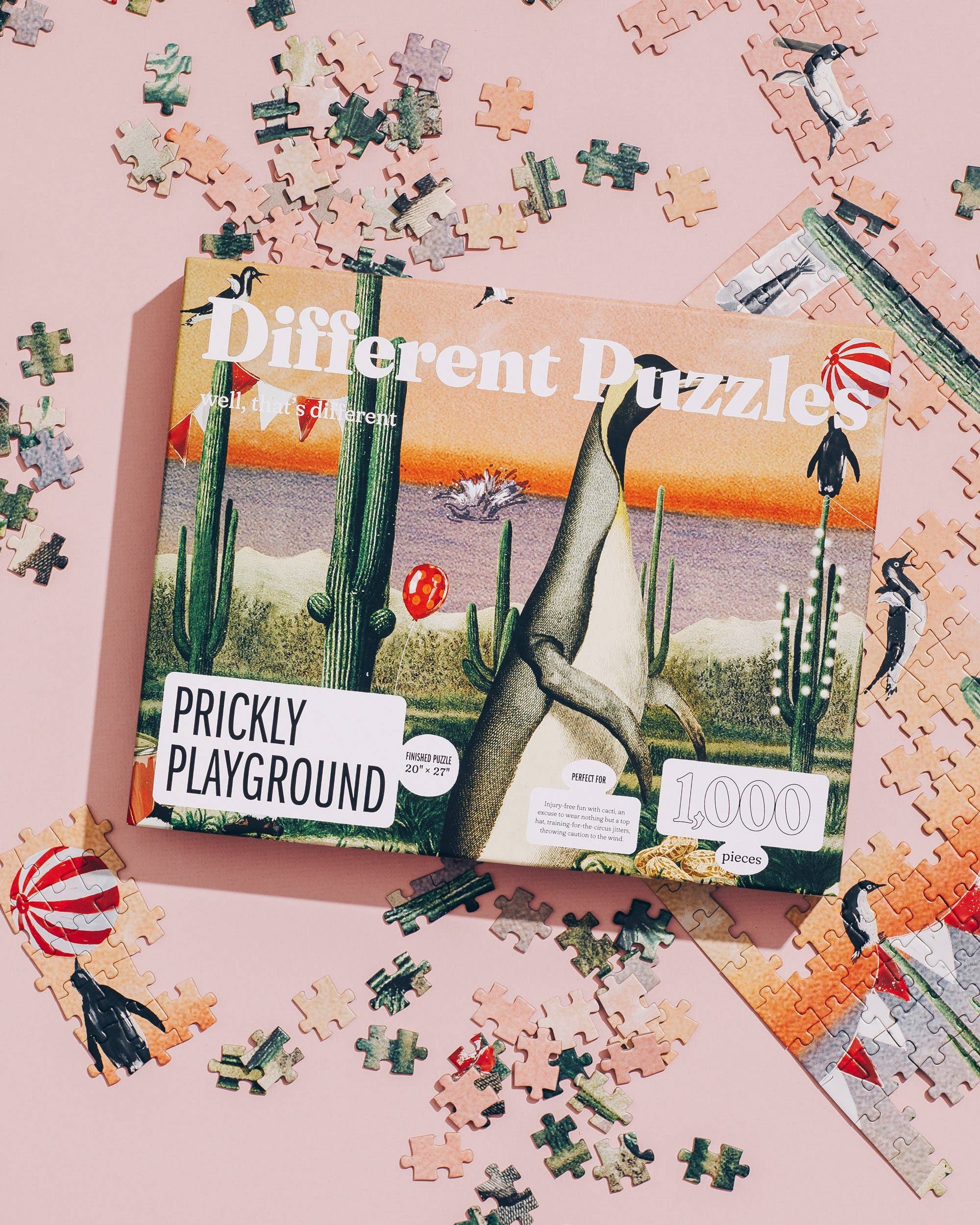 Different Puzzles - Wholesale Puzzle - Adult - Prickly Playground – 1,000 pieces