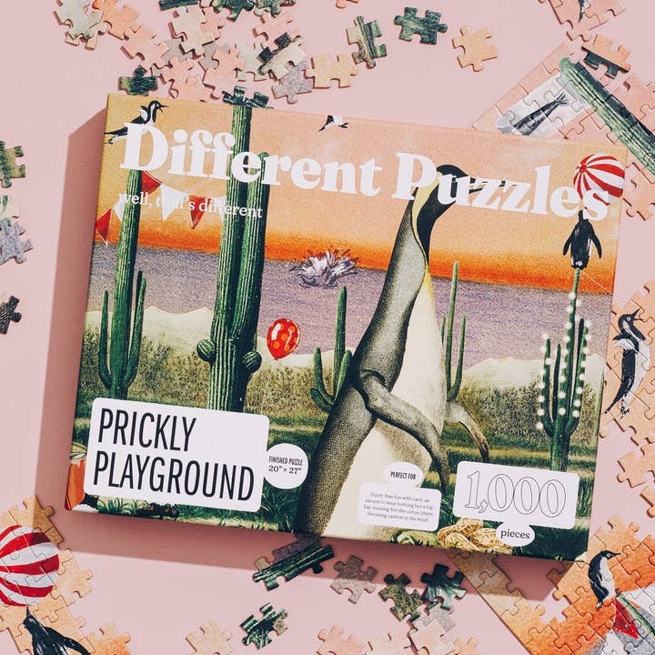 Different Puzzles - Wholesale Puzzle - Adult - Prickly Playground – 1,000 pieces0