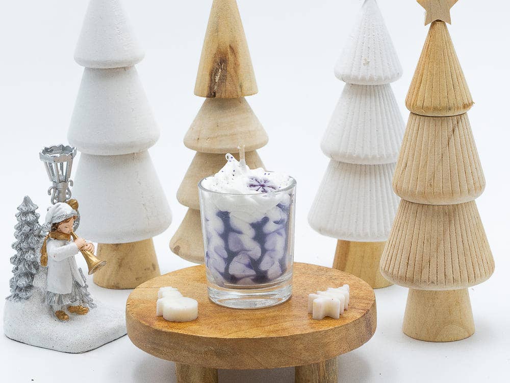 Les Fées Mères - Vente Bougies originales - Petite bougie artisanale violette Saint Valentin1