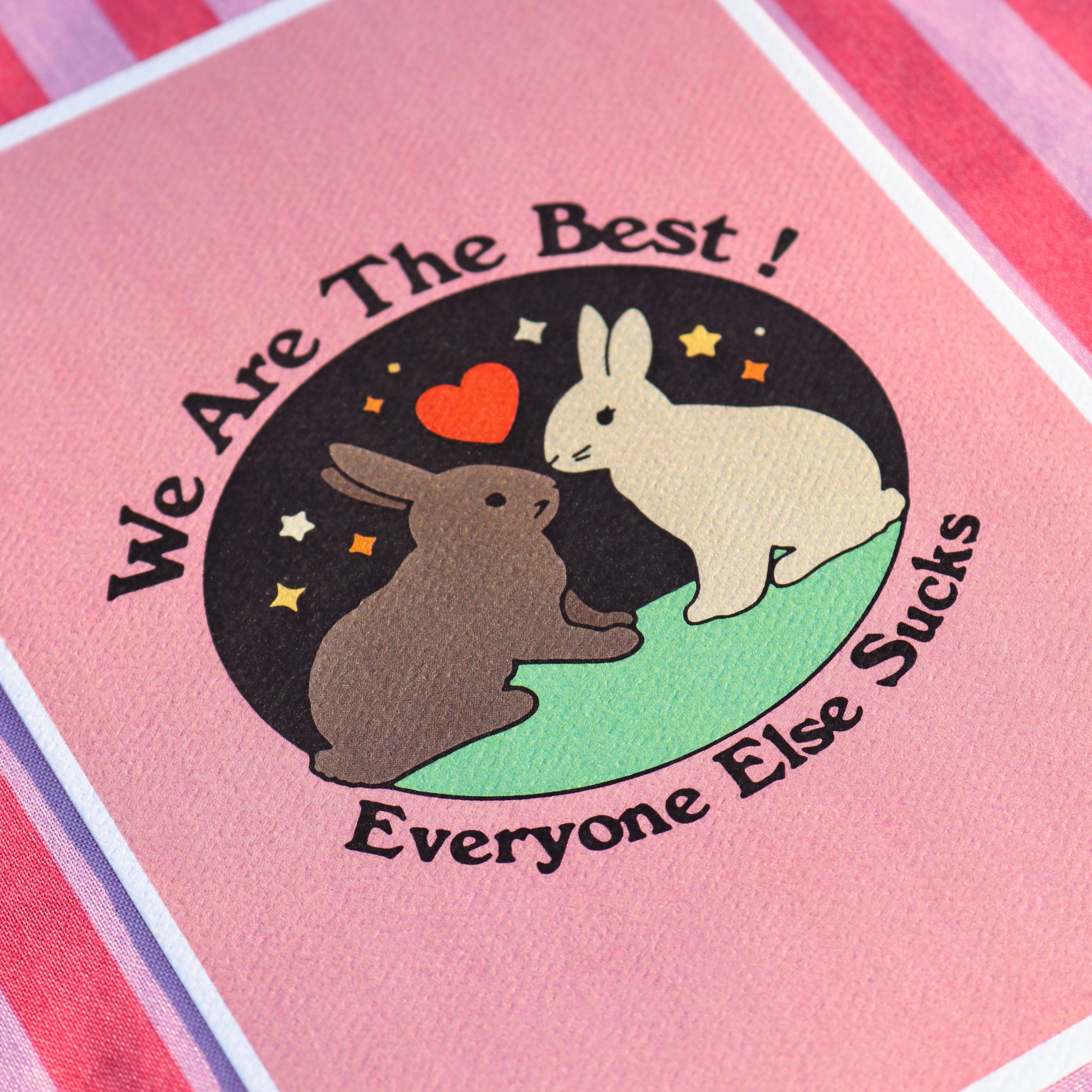 Exquisite Paradox - Wholesale Art Print - best bunnies 5"x7" mini art print1