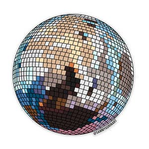 HOLOGRAPHIC Disco Ball // My Fair Ellie Ink Sticker