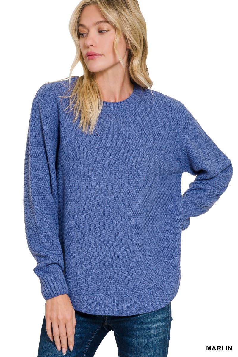 42POPS - Wholesale Knit Sweater - Women's - ",..._ Round Neck Basic Sweater6