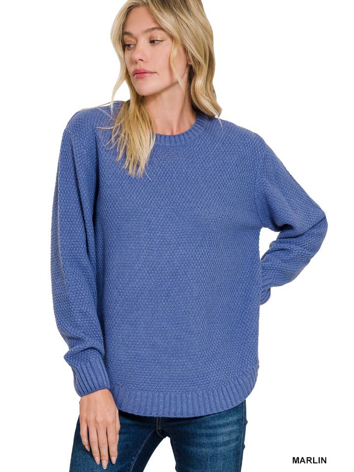 42POPS - Wholesale Knit Sweater - Women's - ",..._ Round Neck Basic Sweater6