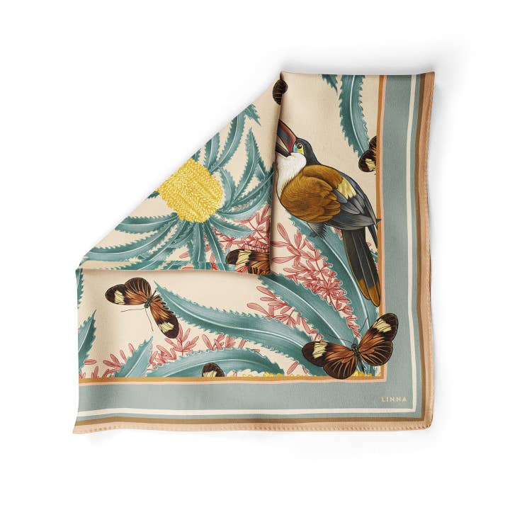 LINNA - Wholesale Scarf - Women's - Silk Cotton Scarf | Medium | Banksia Sun2