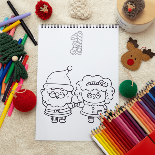 ColorFall Editions - Vendita all'ingrosso Libro da colorare e attività - Bambini e neonati - Libro da colorare per bambini, Disegni da colorare dell'Avvento da1