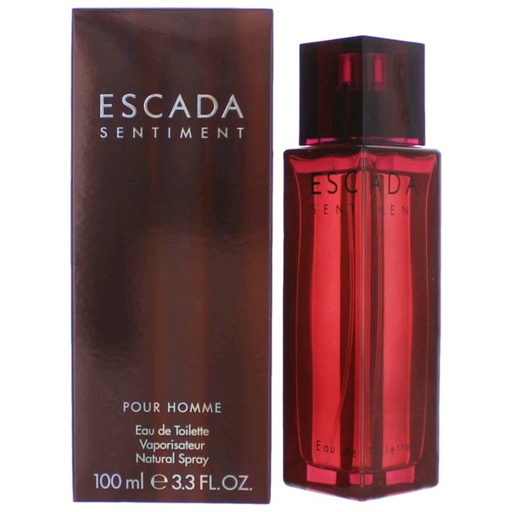 Escada Sentiment di Escada, 3.4 oz EDT Spray per Uomo per la vendita all'ingrosso da parte di Myco Essentials, LLC