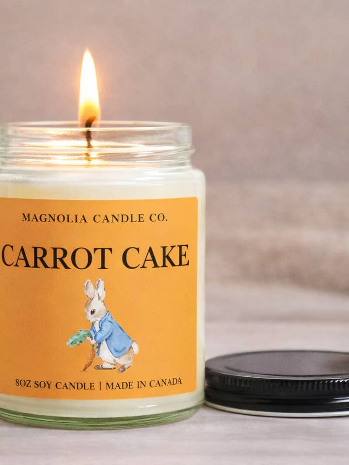 Carrot Cake - Easter candle | Summer | Spring Candle 8oz for wholesale by Magnolia Candle Company