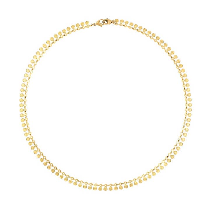 Gold-Tone Stainless Steel Calcutta Chain for wholesale by CLAIRE BERTEAU