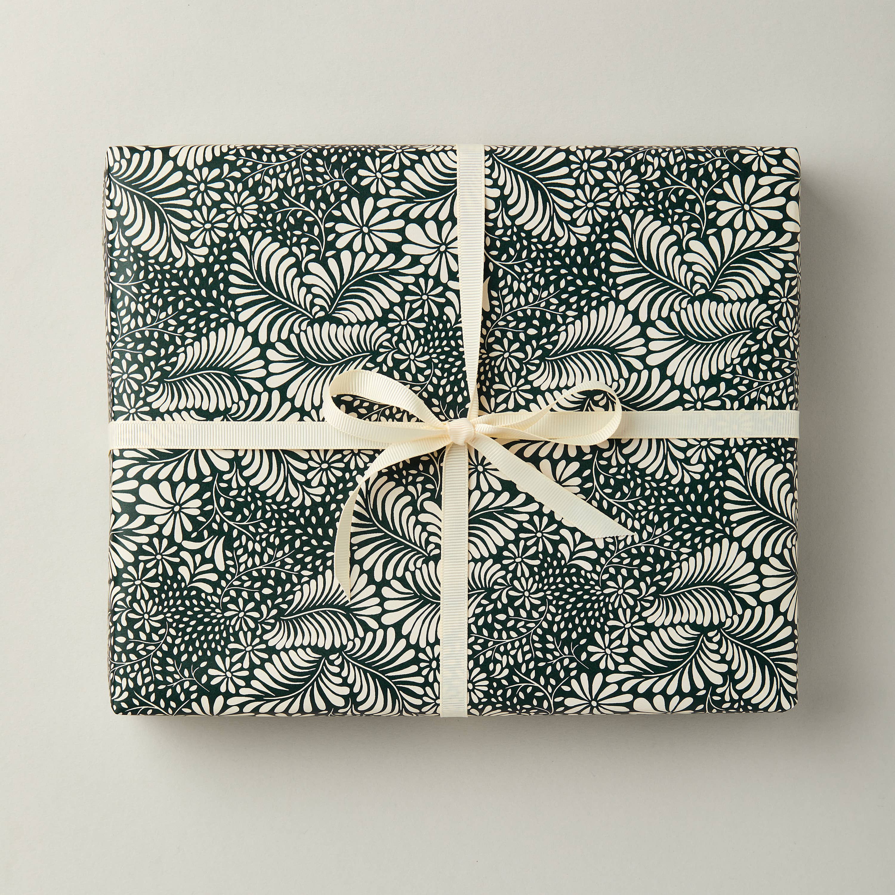 Lucy says I do - Wholesale Flat Wrap - Green Botanical Gift Wrap4