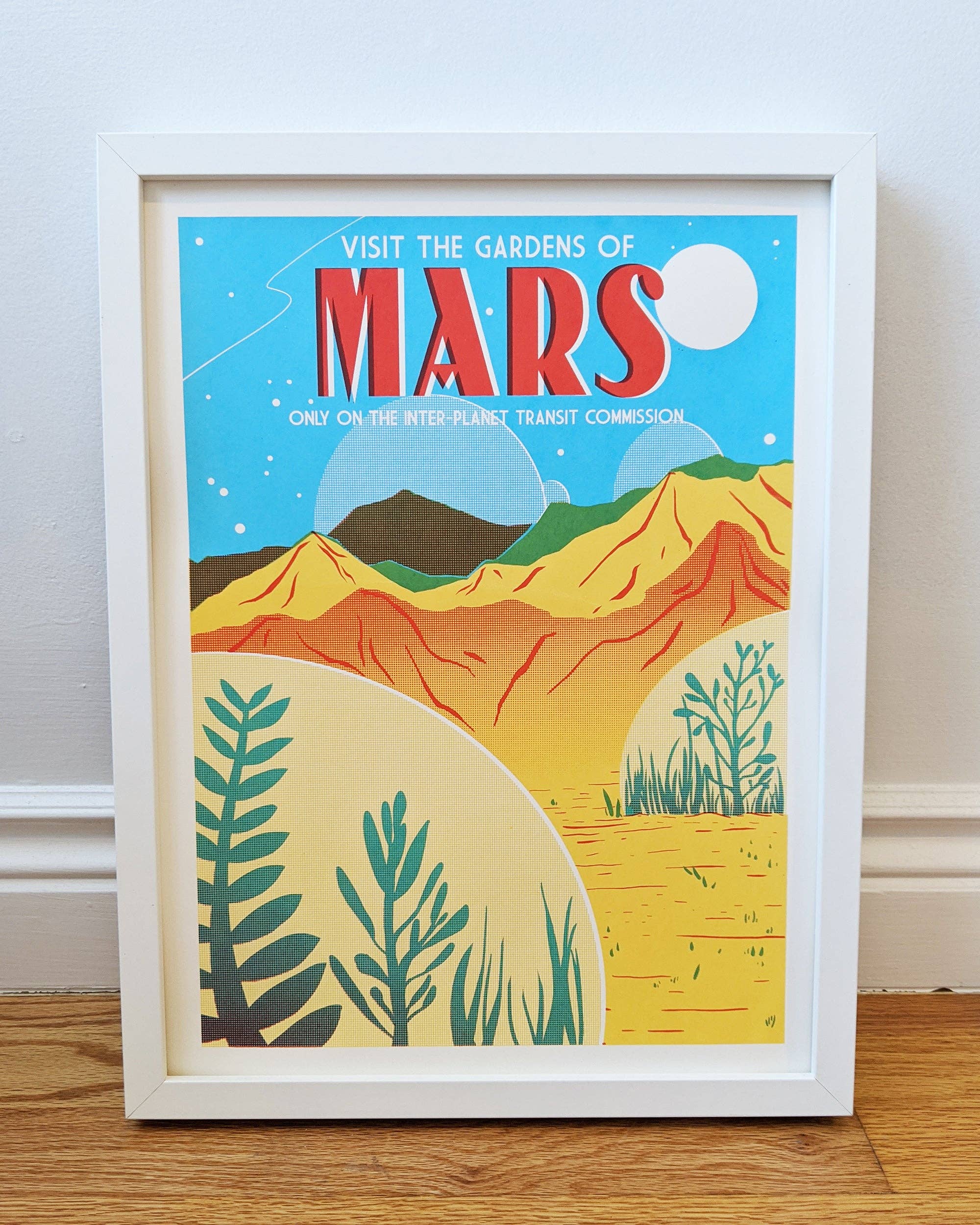 Secret Planet - Wholesale Art Print - Mars Screen Print1
