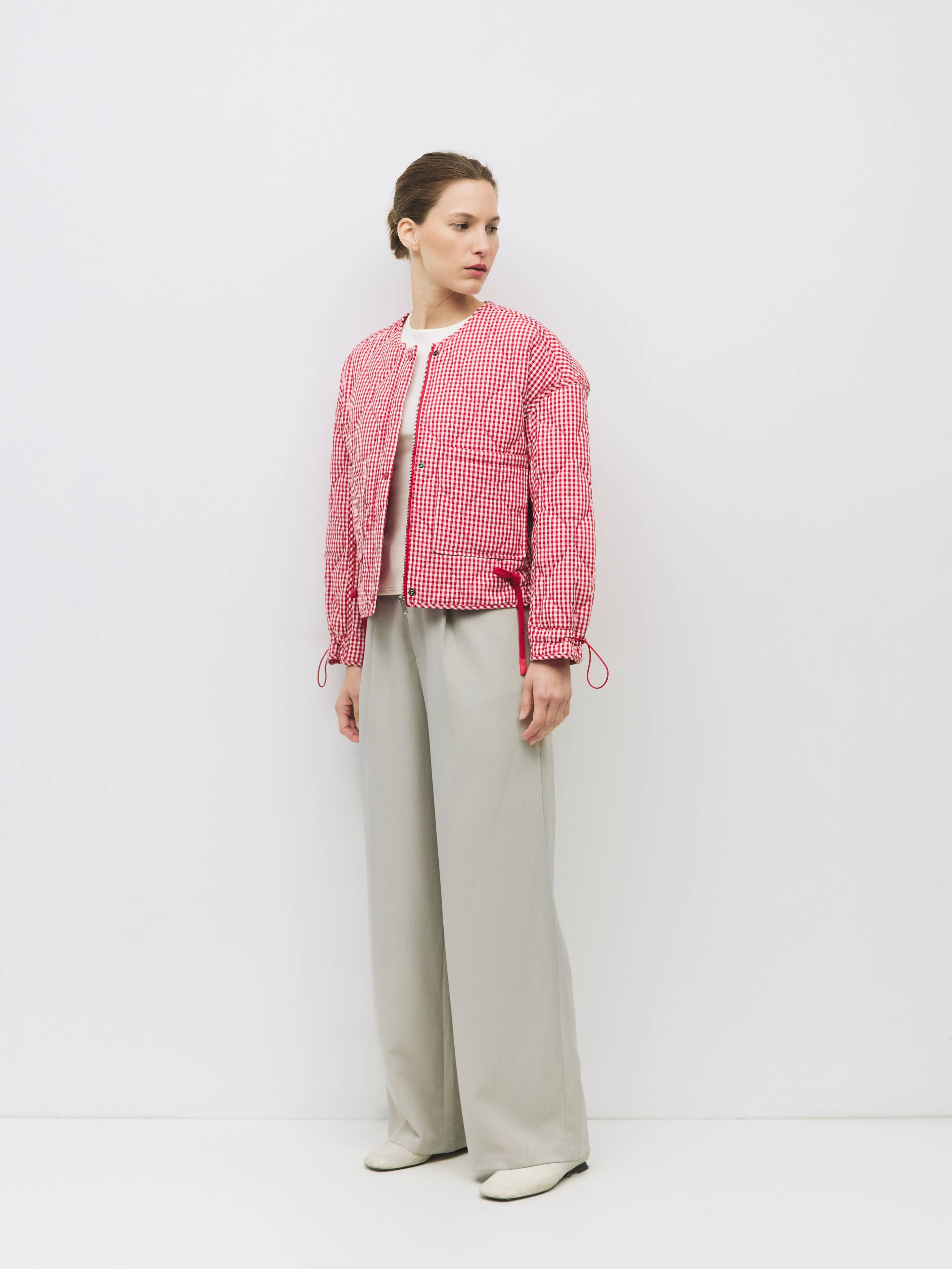 MOD REF - Wholesale Jacket - Women's - The Rochelle Jacket | Women's Quilted Gingham Jacket

13