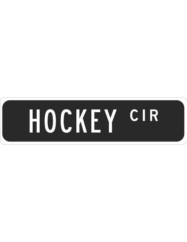 9th Letter Press - Wholesale Sign - Hockey Street Sign Metal Sign2