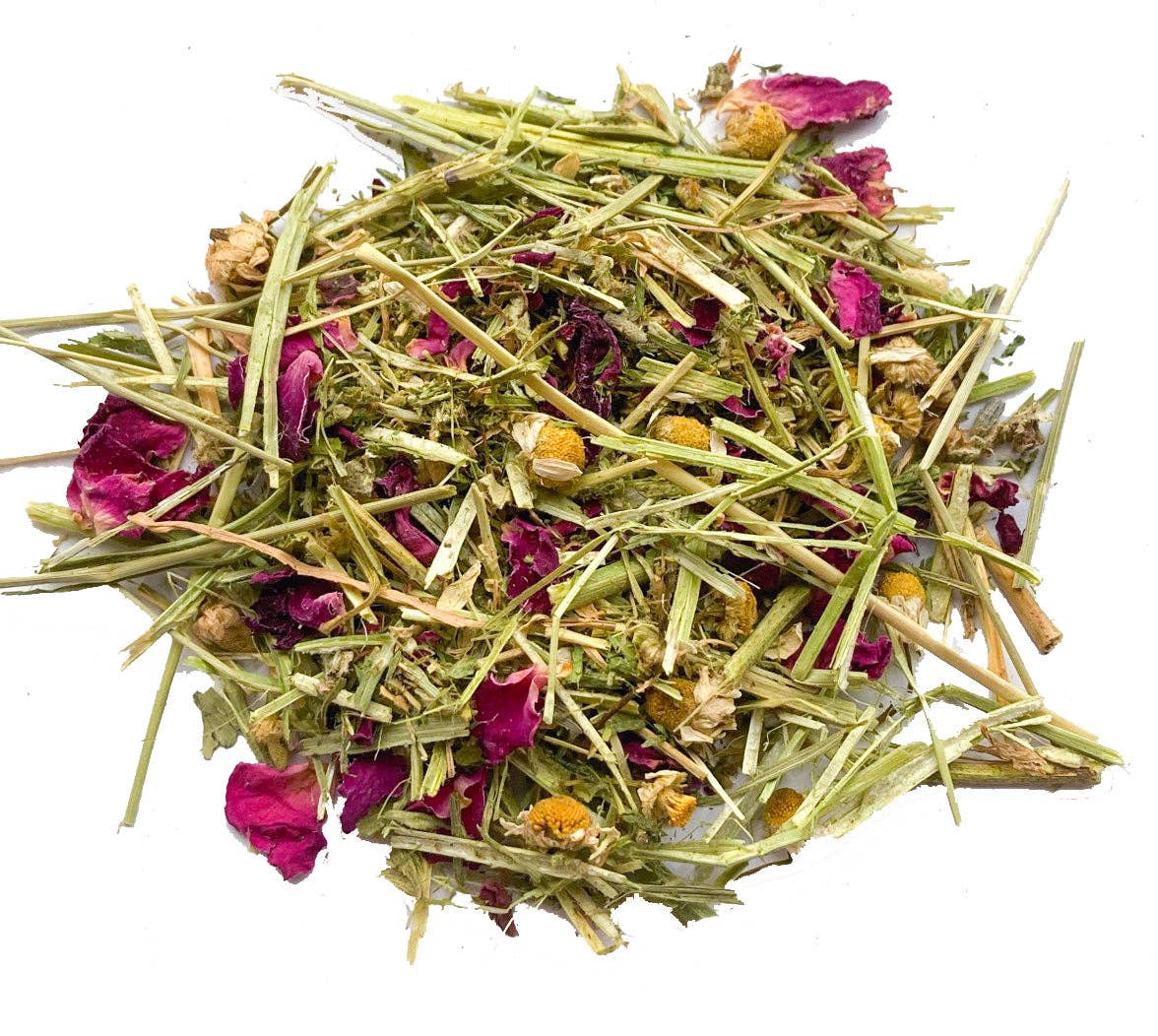 Dahlia Pets - Wholesale Pet Food - Not Cat/Dog - Calming Forage Mix For Rabbits, Guinea Pigs, Hamsters, and Chinchillas (2 ounces)1