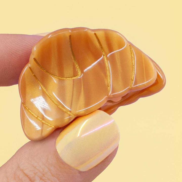 Joanna Behar - Wholesale Hair Clip - Women's - Mini french Croissant Paris Hair clip