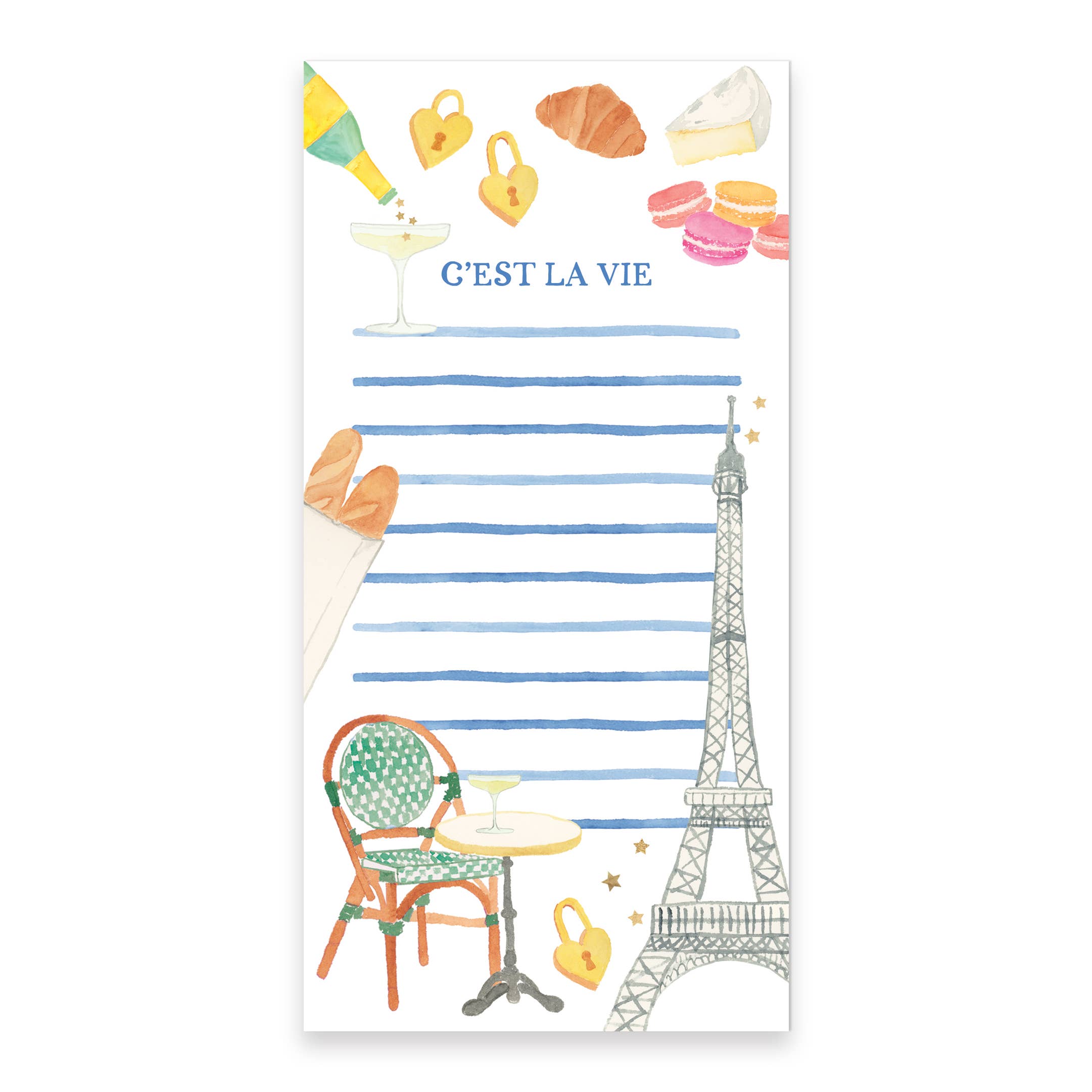 Gert & Co - Vente Blocs-notes - Bloc-notes Paris | Bloc-notes Icônes de Paris | Bloc-notes Français | 4"x8"2