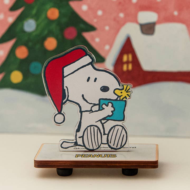 Christmas Snoopy Mini Laser Sculpture for wholesale by LaserMach