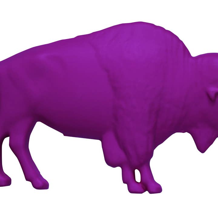Pink Buffalo - Wholesale Outdoor Ornament/Decor - The Original Purple Buffalo Lawn Ornament