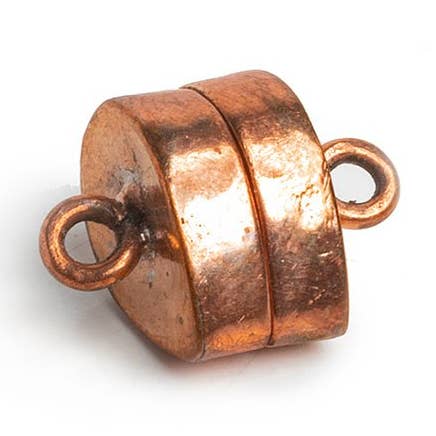 Chiusura magnetica a pera in puro rame, 1 pezzo per la vendita all'ingrosso da parte di The Bead Traders