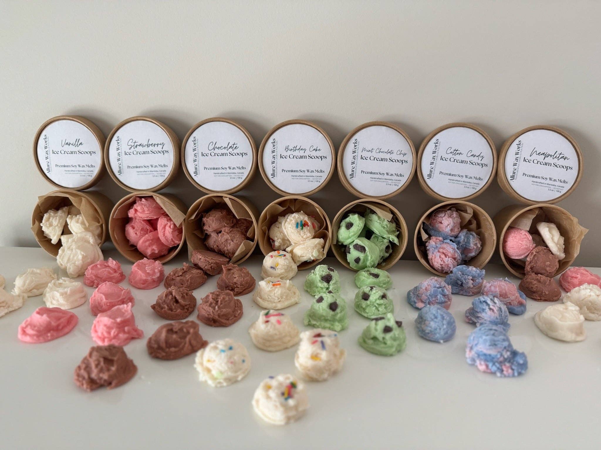 Allure Wax Works - Wholesale Wax Melt - Ice Cream Scoop Wax Melts13