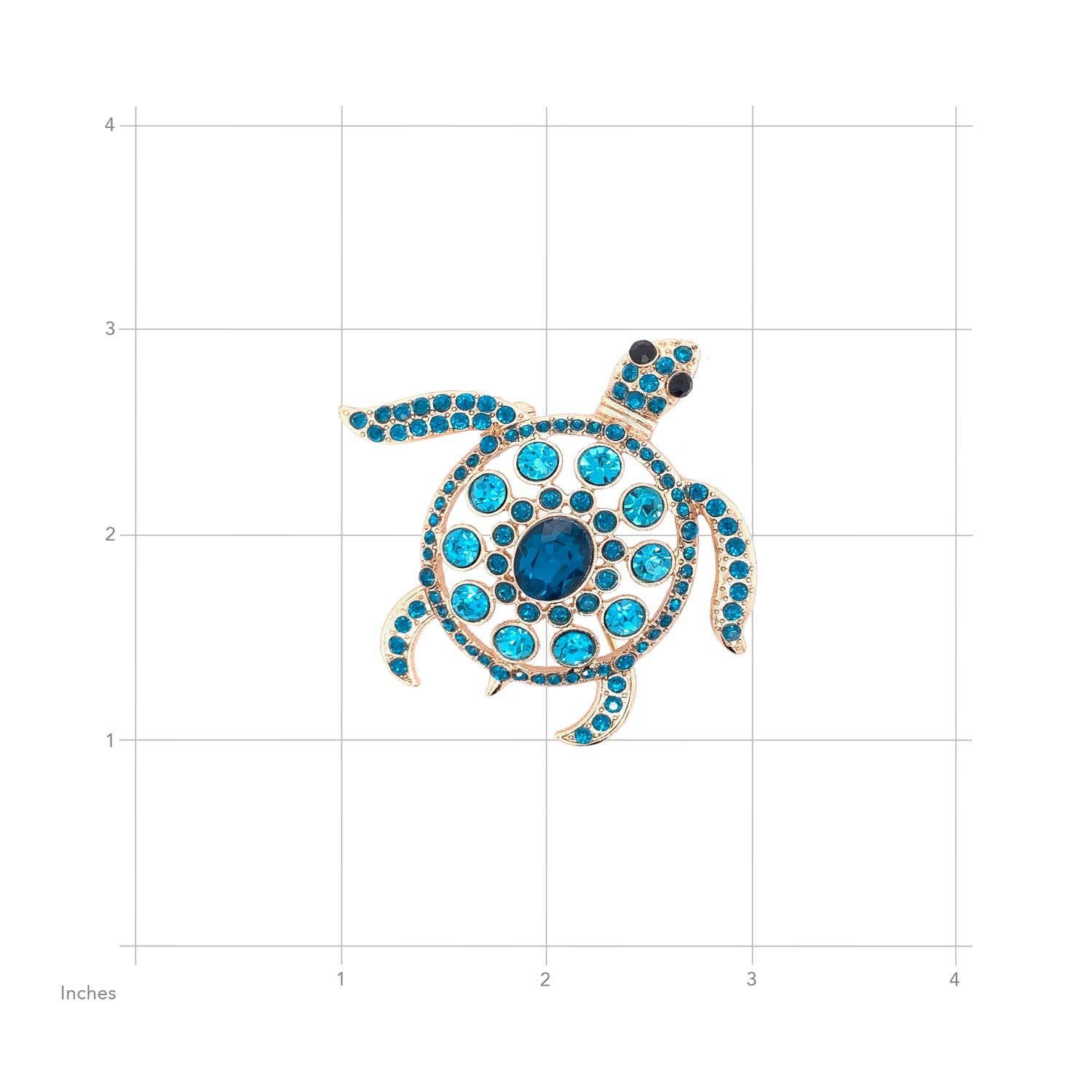 Jewelry Made by Me - Wholesale Brooch - Jeweled Sea Turtle Brooch3