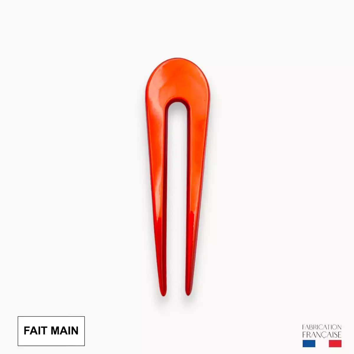 Pique et Pince – wholesale Bobby pin – Women’s – Red Hairpin - 9.5 cm0