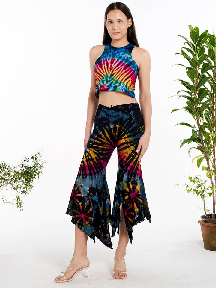 TIE-DYE CROP TOP (TH-1854) for wholesale by Kathmandu Imports