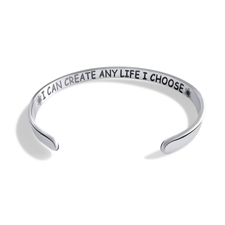 Mantra brazalete 'Puedo crear cualquier vida que elija' para venta al por mayor de Future You Project®
