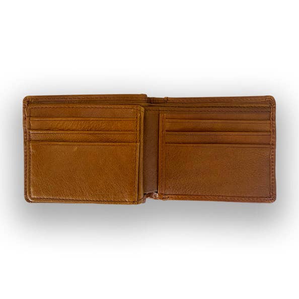 Men's Republic - Wholesale Wallet - Men’s - Men's Republic Leather Wallet and Keyring Set - Brown4