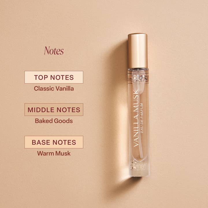Eau de parfum à la vanille et au musc, vaporisateur de voyage, 9 ml pour la vente par Nemat