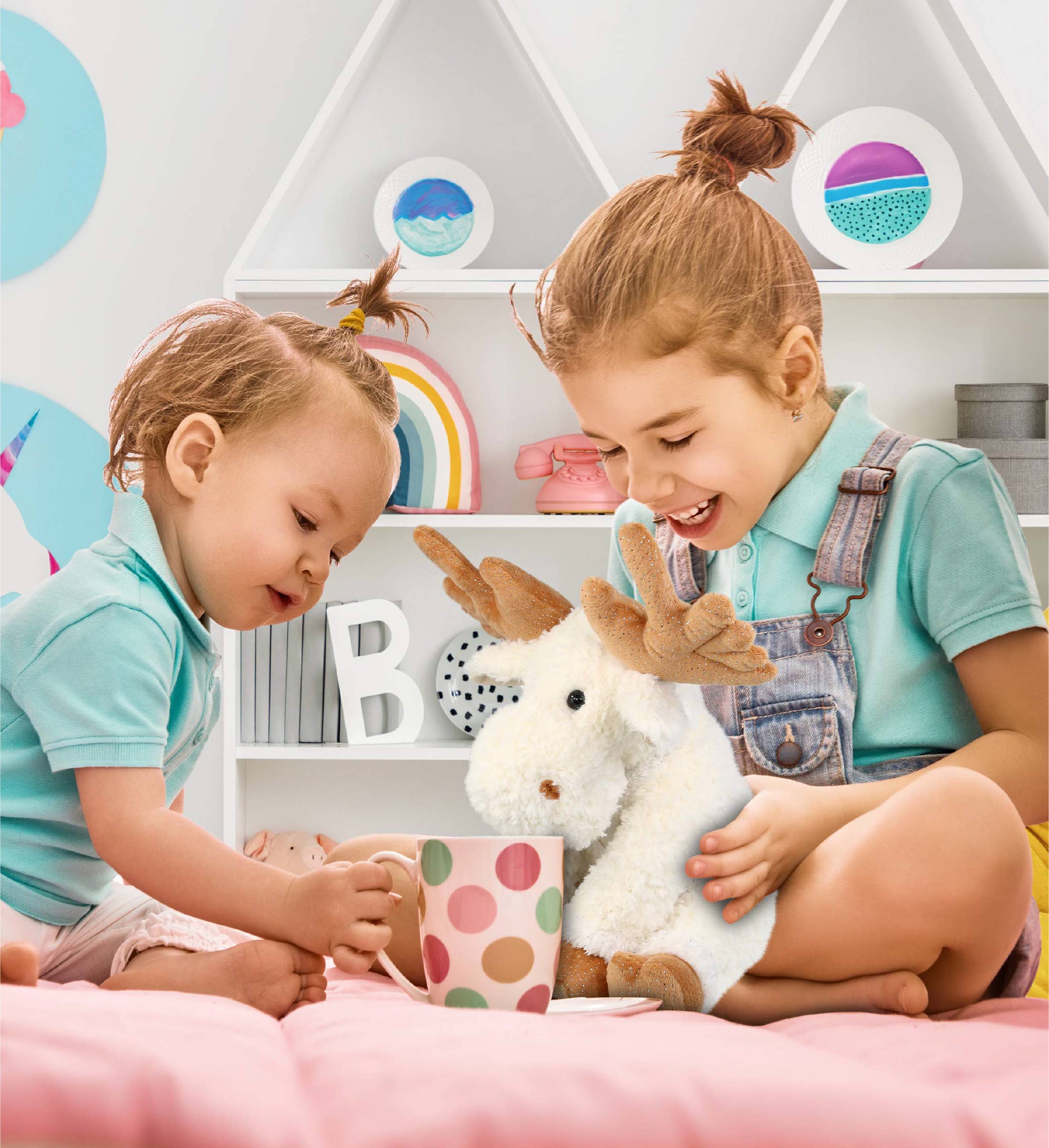 Cota Global – Großhandel Kuschel-/Plüschtier – Kind & Baby – Superweiches Plüsch - Eleganter Schlapp-Elch 26,7 cm4