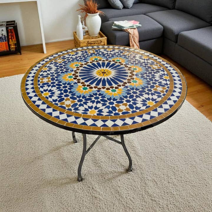 AtlasPerles - Wholesale Coffee Table - Mosaic Patio Table1