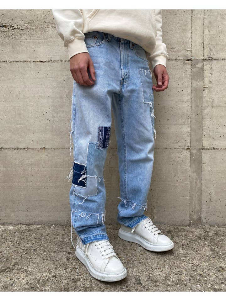 N.P. – wholesale Jeans - Dam – LAPPADE JEANS BANDANA V2