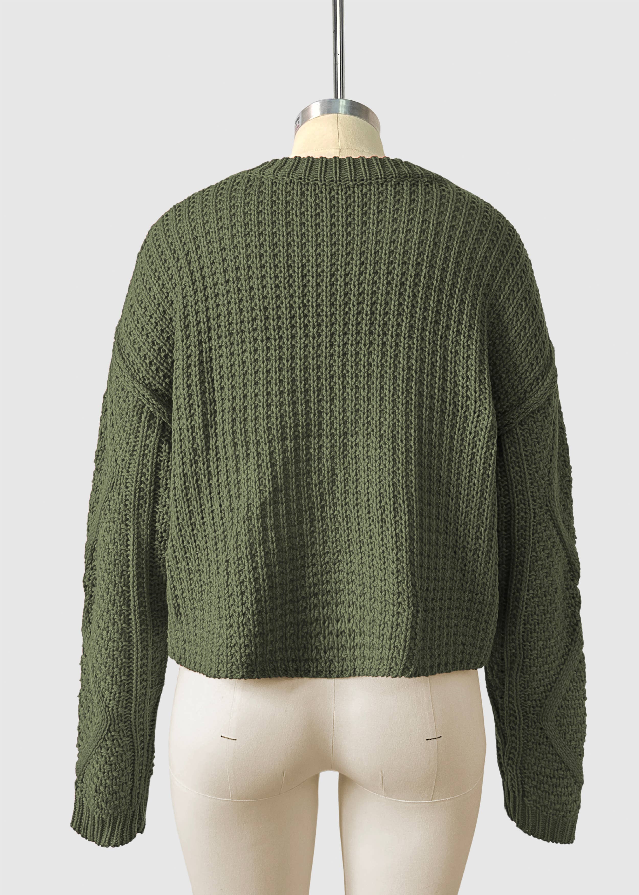 Hope & Sunshine - Wholesale Knit Sweater - Women's - Chunky Cable Knit Pullover Sweater10