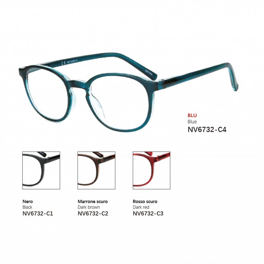 NEW VISION MILANO SRL - Wholesale Eyeglasses - Unisex - Pre-assembled Reading Glasses - Oval Frame - NV67324